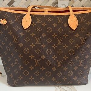 Louis Vuitton Brown Monogram Tote Bag